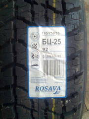 Rosava БЦ-25 (185/75R16 92Q) - 2 шт. - пара новой резины 